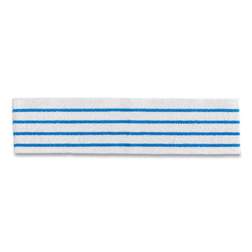 Rubbermaid® Commercial HYGEN™ Disposable Microfiber Pad, White-blue Stripes, 4.75 X 19, 50-pack, 3 Packs-carton freeshipping - TVN Wholesale
